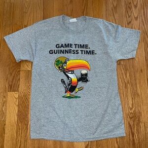 Notre Dame Guiness T shirt grey - Medium brand new